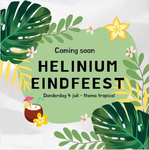 Helinium eindfeest